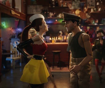 Une scène du film Welcome to Marwen