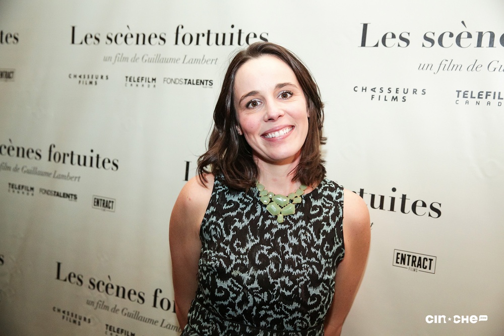 Sur le tapis rouge du film Les scènes fortuites