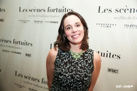 Sur le tapis rouge du film Les scènes fortuites
