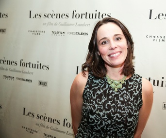 Sur le tapis rouge du film Les scènes fortuites