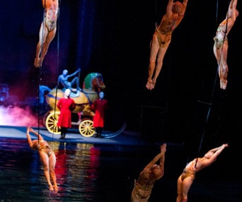 Une scène du film Cirque du Soleil: Worlds Away