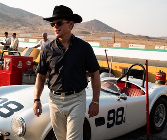 Une scène du film Ford v. Ferrari