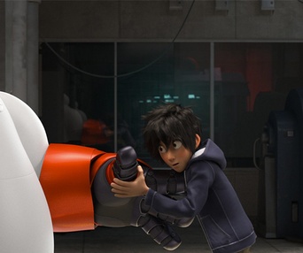 Une scène du film Big Hero 6