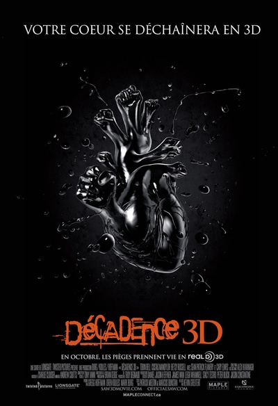 Affiche du film Décadence 3D