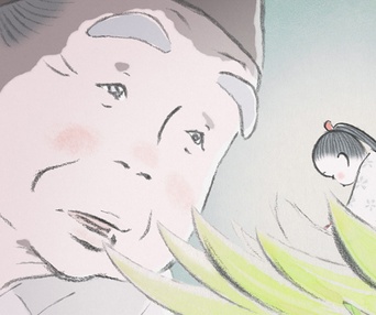 Une scène du film The Tale of the Princess Kaguya
