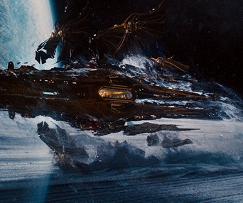 Une scène du film Jupiter Ascending