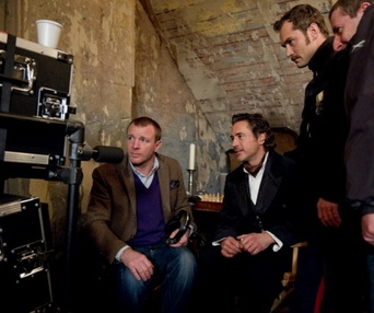 Sur le plateau du film Sherlock Holmes: A Game of Shadows
