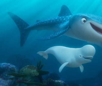 Une scène du film Finding Dory