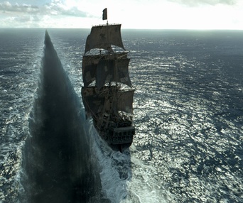 Une scène du film Pirates of the Caribbean: Dead Men Tell No Tales