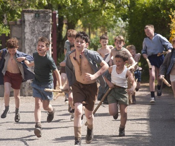 Une scène du film La guerre des boutons