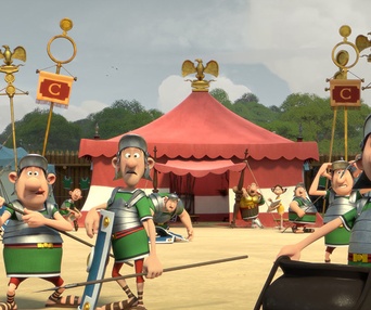 Une scène du film Astérix: Le domaine des Dieux