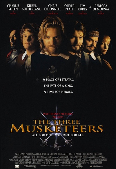 Affiche du film The Three Musketeers