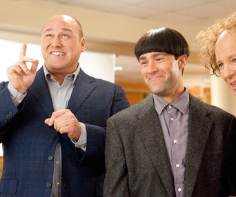 Une scène du film The Three Stooges