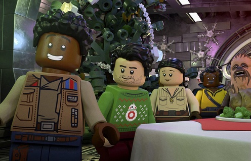 Une scène du film LEGO Star Wars Holiday Special