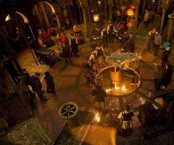Une scène du film Victor Frankenstein