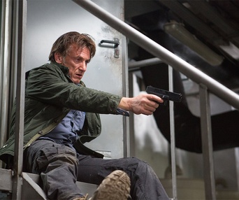 Une scène du film The Gunman