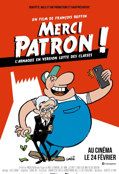 Affiche du film Merci patron!
