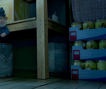 Une scène du film Sherlock Gnomes