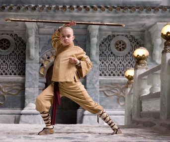 Une scène du film The Last airbender