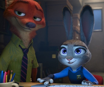 Une scène du film Zootopia