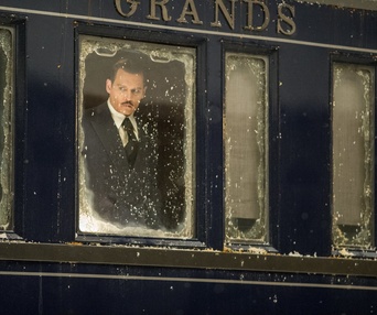 Une scène du film Murder on the Orient Express