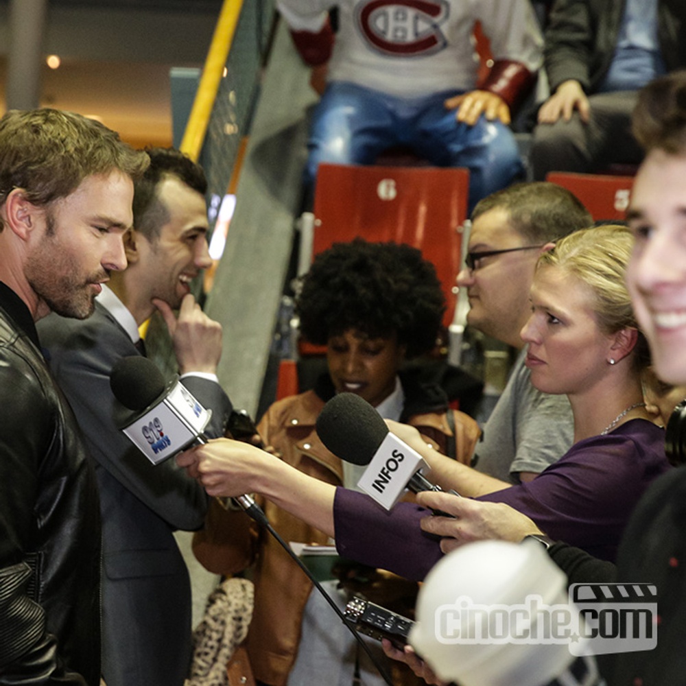 Sur le tapis rouge du film Goon: Last of the Enforcers