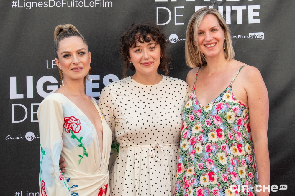 Sur le tapis rouge du film Lignes de fuite