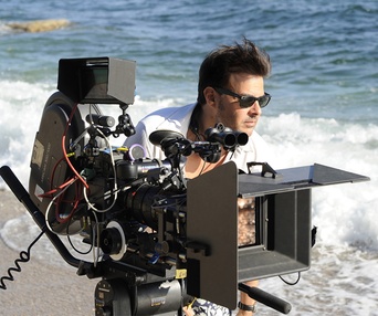 Sur le plateau du film Jeune & Jolie