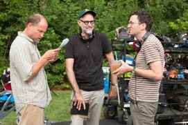 Sur le plateau du film Wilson