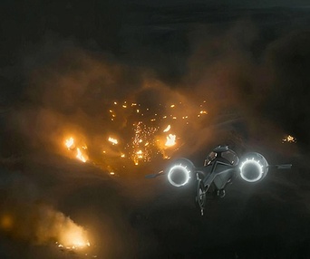 Une scène du film Oblivion
