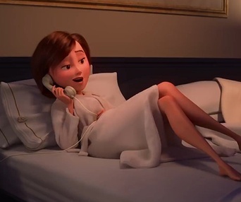 Une scène du film Incredibles 2