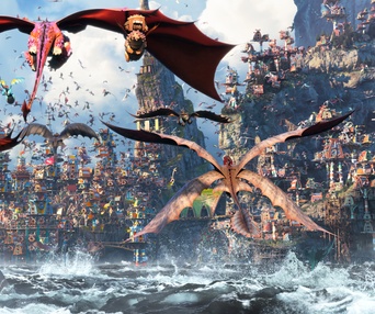 Une scène du film How To Train Your Dragon: The Hidden World