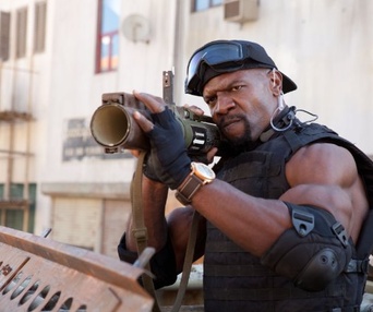 Une scène du film The Expendables 2
