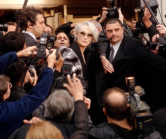 Scène du film Le diable s'habille en Prada