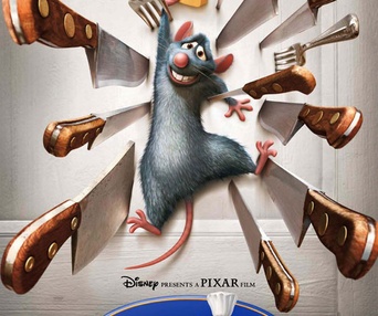 Affiche américaine du film Ratatouille