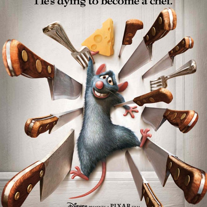 Affiche américaine du film Ratatouille