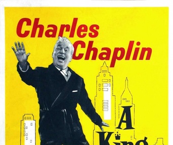 Affiche d'époque du film A King in New York