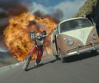 Une scène du film Transformers: Rise of the Beasts