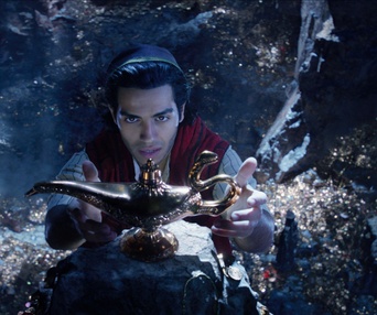 Une scène du film Aladdin