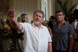 Sur le plateau du film Bullet to the Head