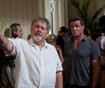 Sur le plateau du film Bullet to the Head