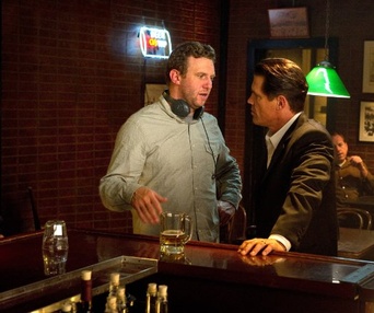 Sur le plateau du film Gangster Squad