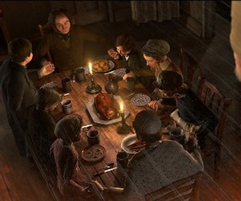 Scène du film A Christmas Carol