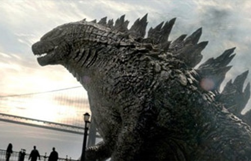 Une scène du film Godzilla