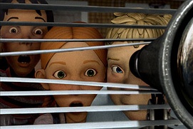 Scène du film La maison monstre