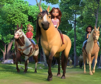 Une scène du film Spirit Untamed