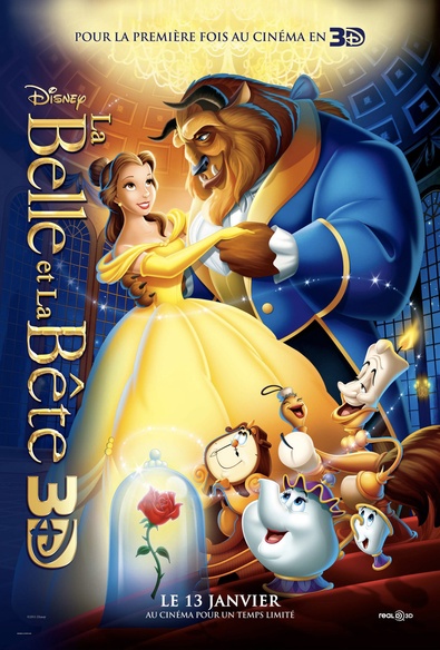 Affiche du film La belle et la bête 3D