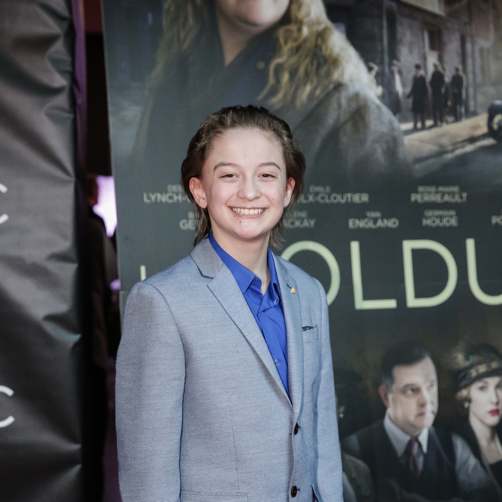 Sur le tapis rouge du film Le Bolduc