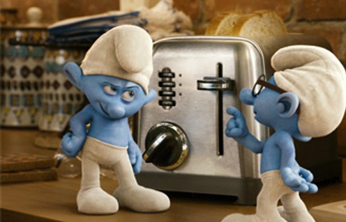 Une scène du film The Smurfs