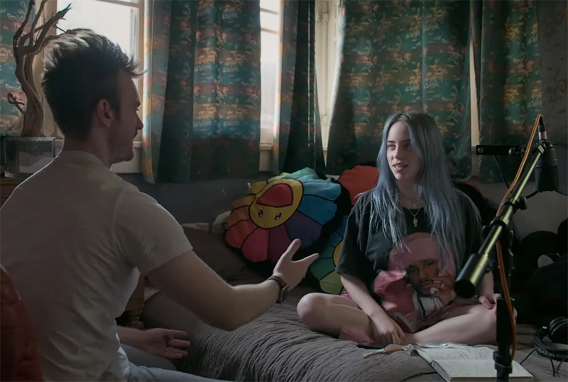 Une scène du film Billie Eilish: The World's a Little Blurry
